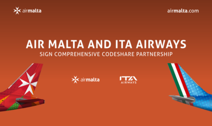 Η Air Malta και η ITA Airways υπογράφουν ολοκληρωμένη συνεργασία κοινού κωδικού