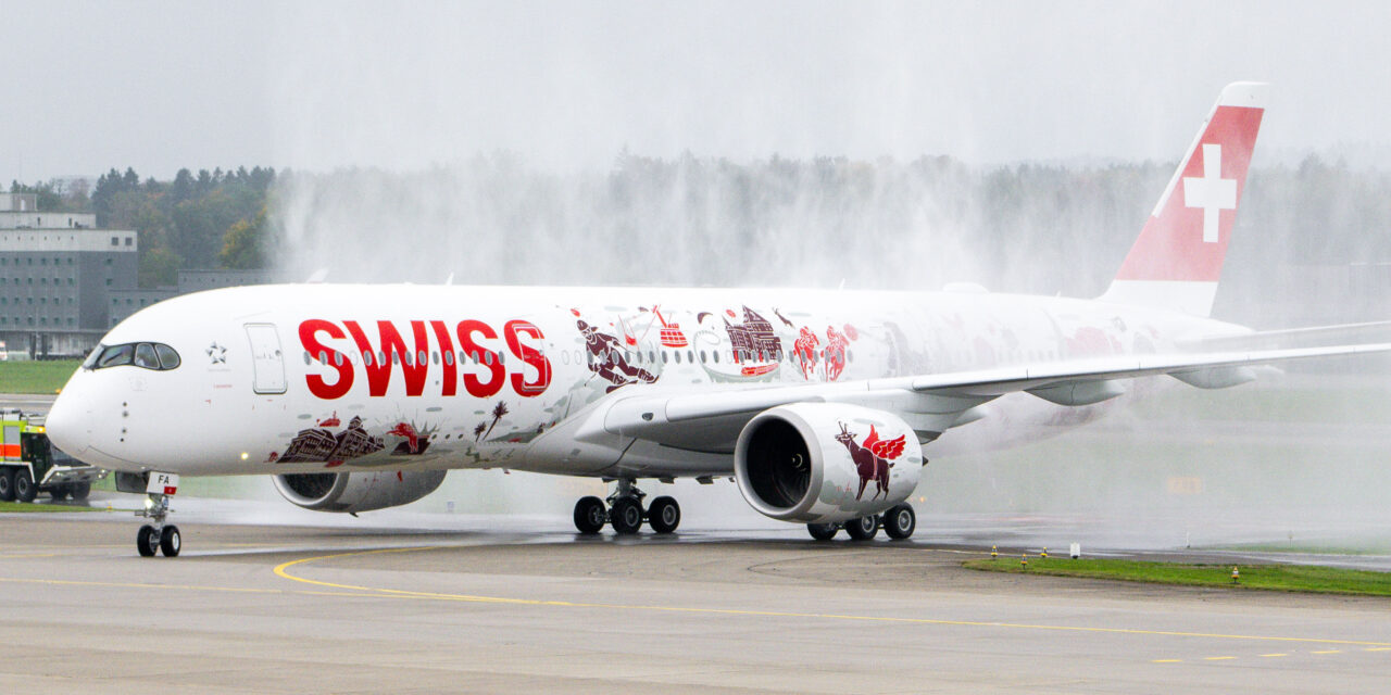 SWISS Welcomes Its First Airbus A350 to Zurich