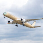 World’s longest-range aircraft, the Airbus A350-1000ULR takes to the skies
