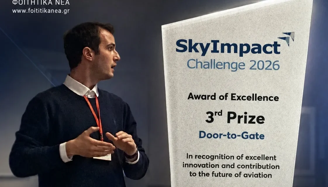 PhD Candidate of the Data Science Laboratory TUC and CAO Founder Recognised at the SkyImpact Challenge for the New Heraklion International Airport